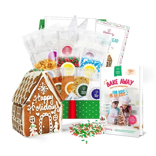 Miniatura 9 de Baketivity Juego de pastel de cumpleaños y decoración para niñas y niños. La caja incluye todos los ingredientes premedidos, velas de cumpleaños