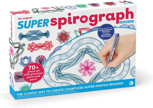 Super Spirograph Jumbo Kit, 75 piezas (Edición 50 aniversario)