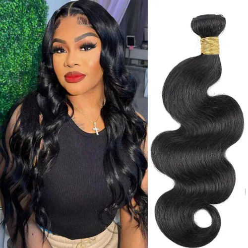 Miniatura 15 de Extensiones de cabello humano ondulado profundo, un paquete de 18 pulgadas, cabello brasileño virgen, paquetes de cabello ondulado profundo