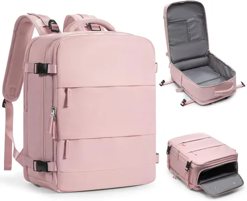Miniatura 40 de coofay Mochila de viaje, para laptop, unisex, aprobada para aviones, bolsa de mano, equipaje, para artículos personales, para debajo del asiento