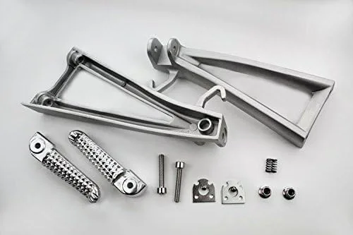 Miniatura 3 de MT390-021 - Estriberas de pie de pasajero trasero pulidas compatibles con Yzf R6 2006-2009 2010 2011 2012