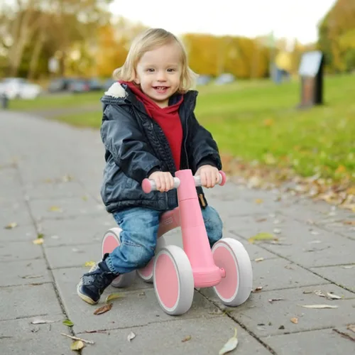 Miniatura 9 de SEREED - Bicicleta de equilibrio para bebés de 1 año, niños y niñas de 12 a 24 meses, primera bicicleta para niños de 4 ruedas, regalos de primer