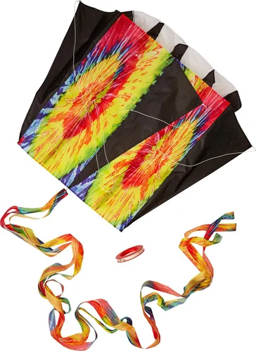 Miniatura 6 de In the Breeze 2980 Patriot Wave 7.5 Parafoil Kite, 28" W x 36" H x 10" D