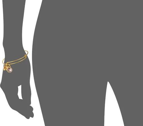 Miniatura 2 de Alex and Ani Bangle Bar brazalete de imitación de piedra natal, Bangle, 7,75 pulg.