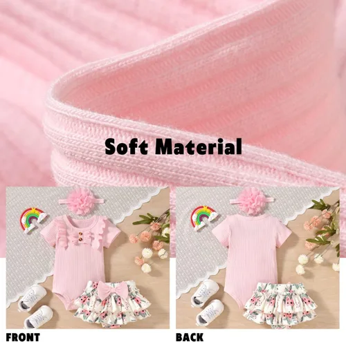 Miniatura 5 de Aalizzwell Traje de verano para bebés recién nacidos