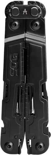 Miniatura 5 de Multiherramienta SOG PowerAccess versátil, ligera, de una mano, apta para el día a día, de bolsillo, de acero inoxidable para el campo 18 Negro