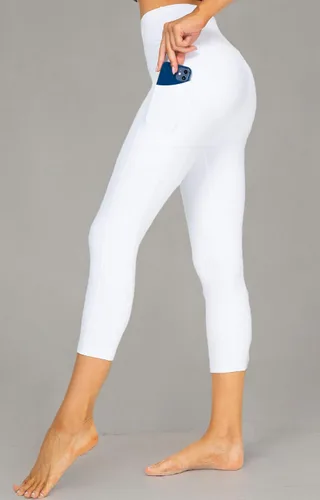 Miniatura 6 de Kcutteyg Pantalones de yoga para mujer con bolsillos, leggings de cintura alta, para entrenamiento, deportes, correr, pantalones deportivos
