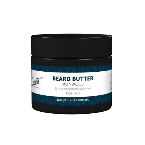 Miniatura 21 de Detroit Grooming Co. Mantequilla para barba para hombres Suaviza, espesa e hidrata con aceite de cártamo y manteca de karité Aroma 313, 2 onzas