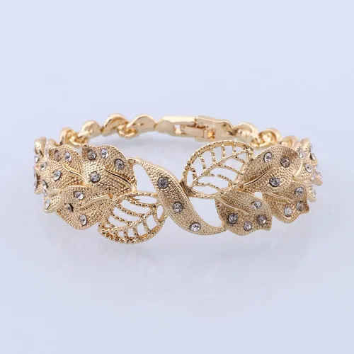 Miniatura 6 de NA African Dubai Gold Jewelry Nigerian Crystal Necklace Hoop Earrings Ring Women Italian Bridal Jewelry Sets Wedding Accessories