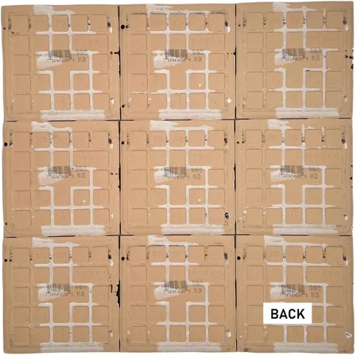Miniatura 7 de Tenedos - Caja de 10 piezas para azulejos de cerámica brillantes de 4 1/4 pulgadas, para pared de baño y cocina, acabado brillante, aspecto clásico