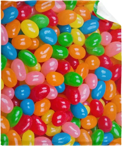 Miniatura 16 de Manta de regalo de franela de vellón de arándanos, manta realista e interesante para alimentos, ligera, suave, bonita y acogedora manta para cama