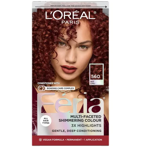 Miniatura 71 de L'Oreal Paris Feria - Tinte permanente multifacético y brillante, 60 Crystal Brown (castaño claro), paquete de 1 60 marrón claro