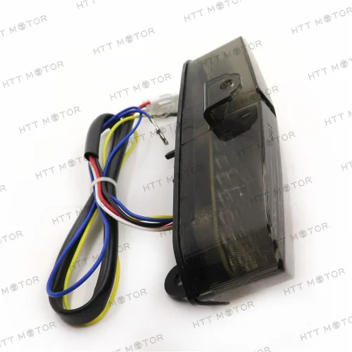 Miniatura 4 de MT178- Luz trasera integrada intermitentes compatibles con YZF R6 03-05 XTZ1200 12-14 Smoke Claro