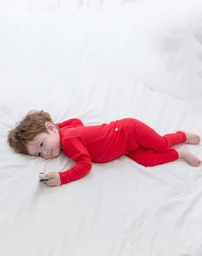 Miniatura 4 de AVAUMA - Pijama para niños y niñas de algodón básico para uso diario