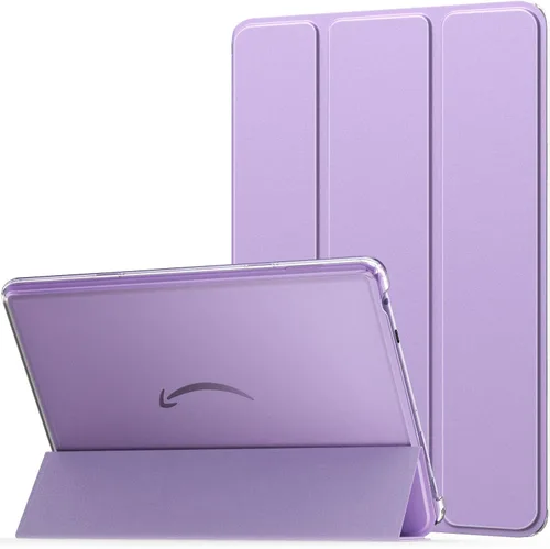 Miniatura 9 de MoKo - Funda para tableta Amazon Kindle Fire HD 10 (13ª generación, versión 2023) de 10.1 pulgadas, funda de piel sintética con soporte triple