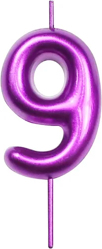 Miniatura 24 de DERVENTA Vela con números de 2.36 pulgadas, decoración perfecta para cumpleaños, brunch, postre, pastel, 1 pieza (número 0 rosa)