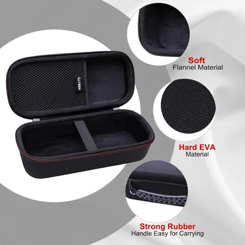 Miniatura 5 de LTGEM - Funda rígida compatible con Bose SoundLink Flex 2ª generación/SoundLink Flex altavoz portátil Bluetooth, negro (solo funda)