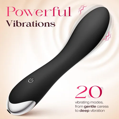 Miniatura 4 de MOOLIGIRL Dildo Vibrator Kits, Women Sex Toys Adult Toy with 4 Replacement Silicone Heads, 20 Modes Waterproof IPX6 G Spot Vibrators for Clitoral
