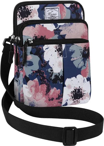Miniatura 17 de Kamo Bolso Multifuncional para Teléfono de Un Solo Hombro, Bolso de Cintura para Teléfono, Bolso Diagonal Cruzado, Estuche para Teléfono Inteligente