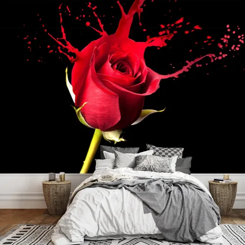 Miniatura 17 de wall26 - Patrón de hojas de fondo sin costuras - Mural de pared extraíble Papel pintado grande autoadhesivo - 66x96 pulgadas obra de arte 16
