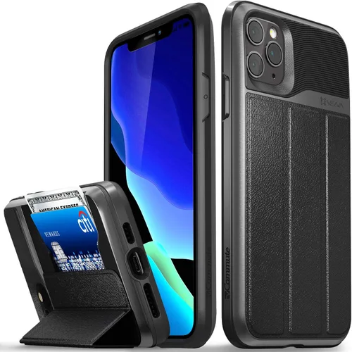 Miniatura 23 de VENA vCommute - Funda tipo cartera compatible con Apple iPhone 12 Pro Max (6.7 pulgadas) (protección contra caídas de grado militar), funda de cuero