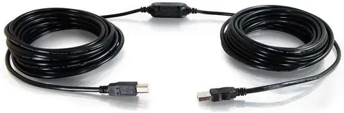 Miniatura 13 de C2G Cable de extensión USB largo, Cable USB, Cable USB A a A, Negro, 16 pies (4.87 metros), Cables to Go 39010
