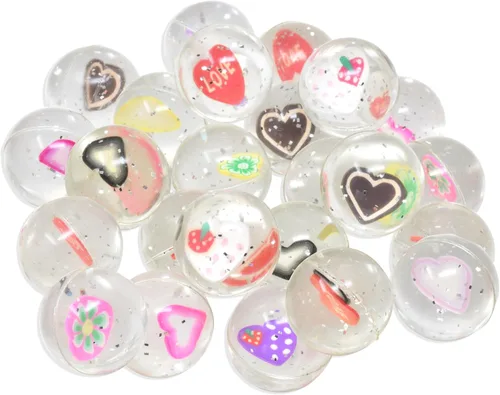 Miniatura 18 de Kiddie Play 25 Bouncy Balls for Kids Party Favors Bouncy Ball 27mm Superball Small Rubber Balls for Kids
