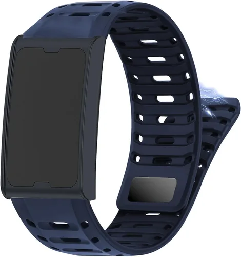 Miniatura 9 de Lamshaw Compatible con las bandas Amazfit Helio, nueva silicona deportiva a prueba de sudor, correa unisex transpirable compatible con Amazfit Helio