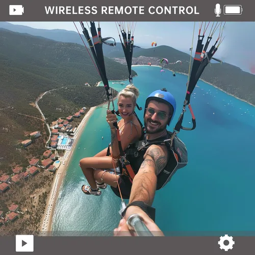 Miniatura 5 de ODDV Cámara de acción 4K60FPS de 30MP con LCD frontal y pantallas traseras táctiles, cámara subacuática con zoom 5X, cámara impermeable de 132 pies