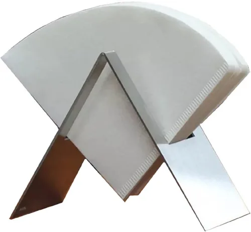 Miniatura 6 de 2 soportes para papel de filtro de café, de acero inoxidable, dispensador de papel de café, soporte para filtros #1, #2, #4, #6 (negro)