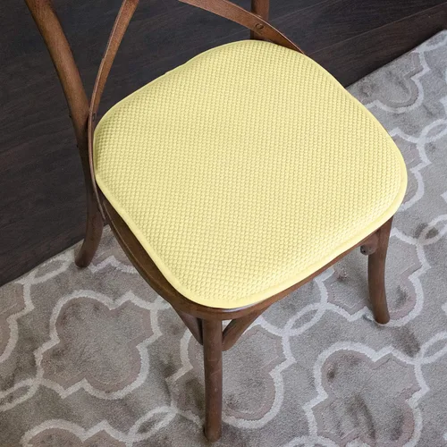 Miniatura 91 de Sweet Home Collection Cojines de espuma viscoelástica para silla, goma antideslizante y diseño de panal de abejas y esquinas redondeadas de 16 x 16