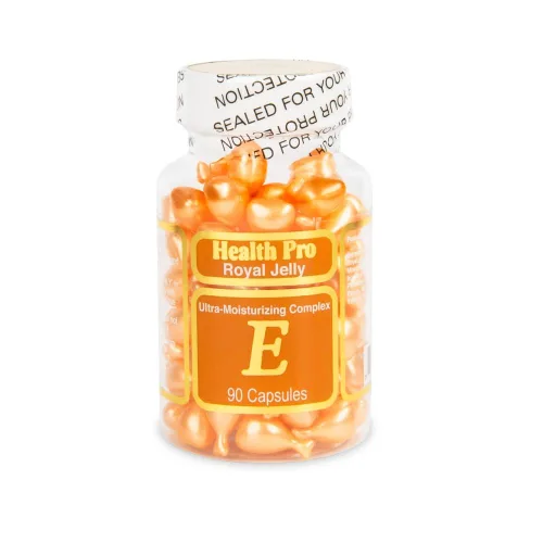 Nu-Health Royal Jelly Vitamina E Cápsulas de aceite para la piel, 90 cápsulas para la cara