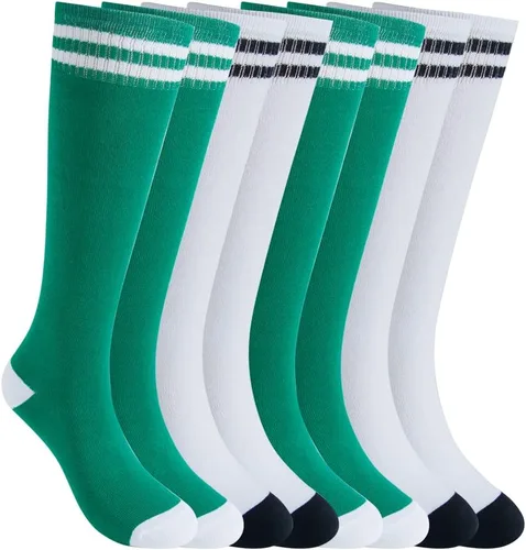 Miniatura 21 de Calcetines altos hasta la rodilla para niños, calcetines de fútbol de algodón para niños, niñas, niños pequeños