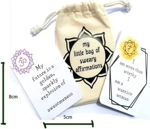 Miniatura 6 de Juego de 16 tarjetas de afirmación de regalo - Aumenta la confianza en uno mismo, mejora la concentración y promueve el pensamiento positivo