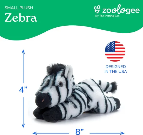 Miniatura 3 de The Petting Zoo - Peluche de pingüino africano de patas negras, regalos para niños, animales del zoológico Scoopz, juguete de pingüino de 8 pulgadas