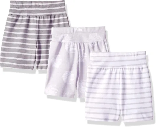 Miniatura 15 de Hanes Ultimate Baby Flexy - Pantalones cortos de punto ajustables, paquete de 3