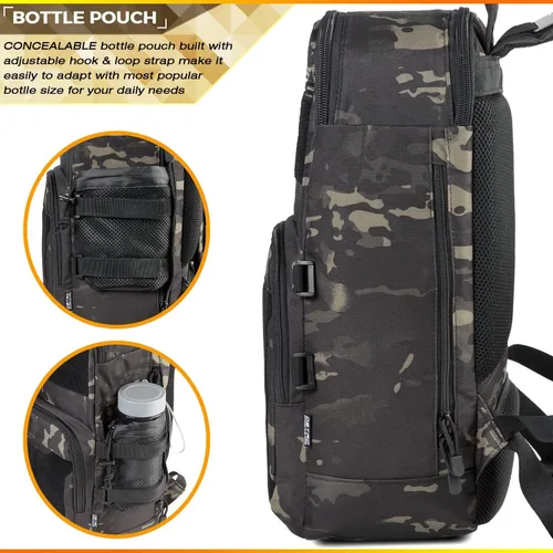 Miniatura 6 de DBTAC Mochila táctica para el almuerzo, enfriador de almuerzo grande para hombres y mujeres Mochila enfriadora aislada para el trabajo, picnic