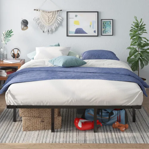 Miniatura 11 de Base inteligente MyEuro de Sleep Master. Soporte de colchón de tablillas de madera, Acero, Negro