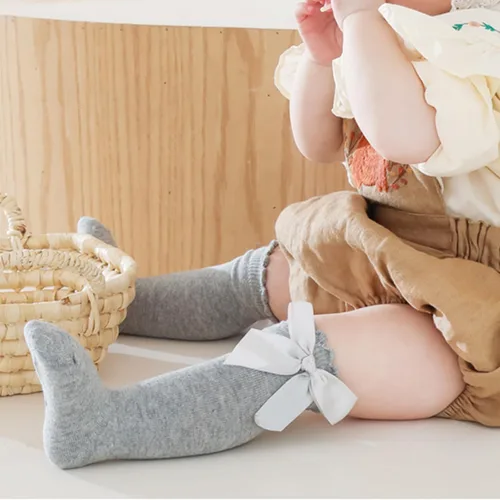Miniatura 11 de DRESHOW BQUBO - Calcetines de punto para bebé, calcetines de algodón para niñas pequeñas