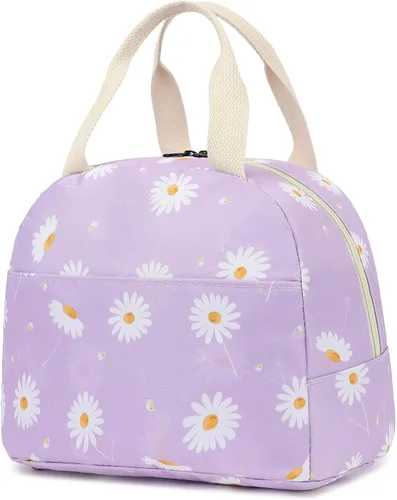 Miniatura 20 de Bolsa de almuerzo para gatos para mujeres y niñas, bolsas de almuerzo aisladas, lonchera reutilizable para niños y adultos, escuela, trabajo, picnic