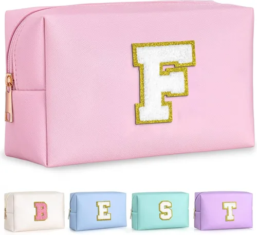 Miniatura 109 de TOPEAST - Bolso de maquillaje para mujer, G Blanco nacarado-rosa