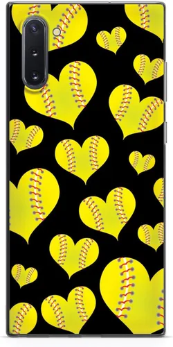 Miniatura 14 de Inspired Cases - Compatible con iPhone Xs Max - Funda protectora con textura 3D para Apple iPhone Xs Max - Patrón de corazón de sóftbol