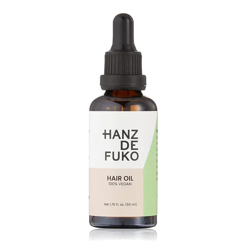 Hanz de Fuko Aceite vegano para cabello y barba, apoya el crecimiento, la salud de la barba y un cabello más suave y suave, fórmula hidratante con