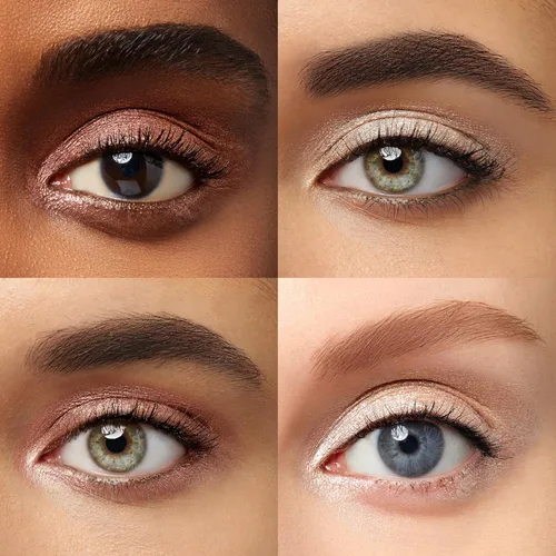 Miniatura 2 de Julep - Sombra de ojos 101 de crema a polvo, impermeable, en barra de punta doble – De larga duración, a prueba de arrugas, fácil de aplicar con 01