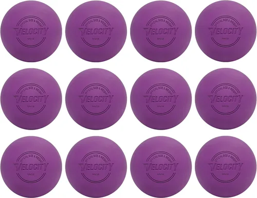 Miniatura 88 de Pelotas de lacrosse Velocity - 1, 2, 3, 6, 12, 18, 24, 36, 60 y 120 paquetes - para práctica, tamaño oficial aprobado por la NFHS y la universidad
