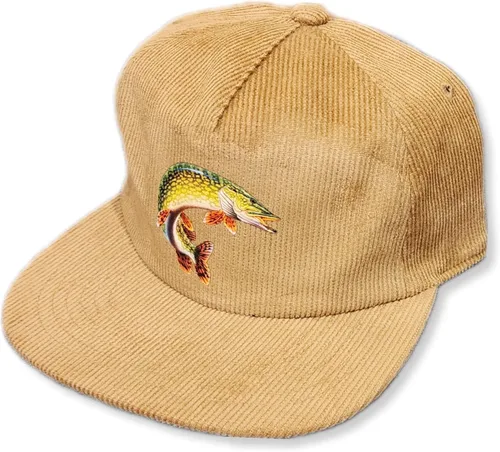 Miniatura 4 de ThatsRad Gorra de pesca Snapback de pana Pescador