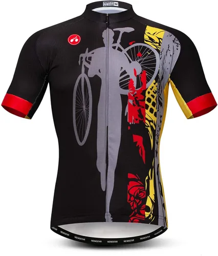 Ciclismo Jerseys Hombres,Mountain Bike Jersey Verano manga corta transpirable Bicicletas Tops Riding Bike Camisas de secado rápido, 1cf0161