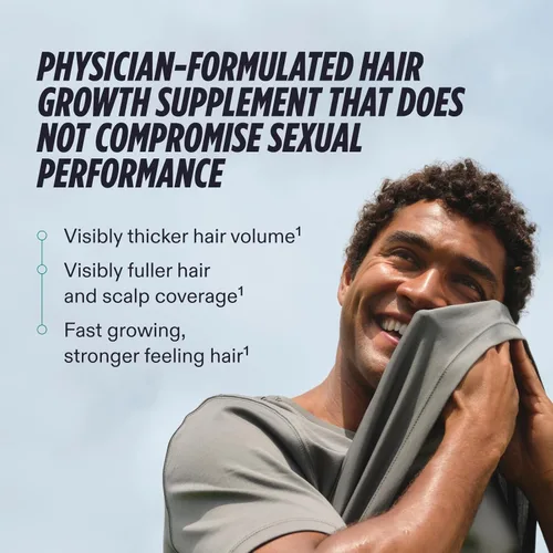 Miniatura 3 de Nutrafol Men's Hair Growth Supplements, Clinically Tested for Visibly Thicker Hair and Scalp Coverage, Dermatologist Recommended - 1 Month Supply, 1