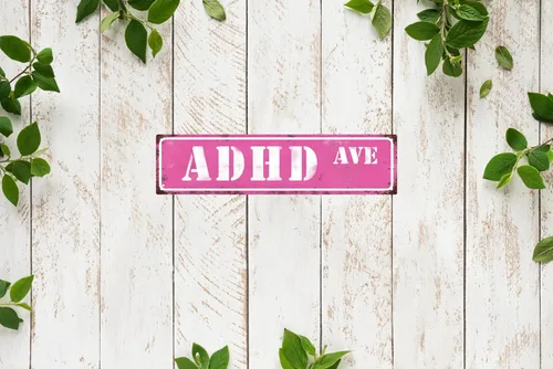 Miniatura 6 de Letrero de calle Adhd Ave Retro Decoración de pared divertida, letreros de metal de estaño de la temporada de otoño, tema de terror, humor