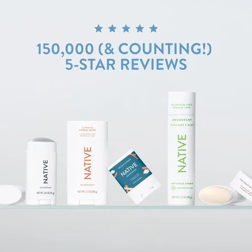 Miniatura 8 de Native El desodorante contiene ingredientes derivados de forma natural, control de olores de 72 horas, desodorante para mujeres y hombres, sin
